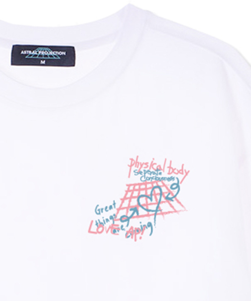 ASTRAL PROJECTION(アストラルプロジェクション)の「グラフィティスーピマコットンラウンドネック半袖Tシャツ_ホワイト(Tシャツ/カットソー・メンズ・その他・XX-LARGE/LARGE/X-LARGE/MEDIUM)」の3枚目の写真