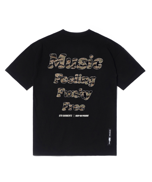 QT8 GARMENTS(キューティーエイトガーメント)の「OC Noodle x QT8 Tiger Camo Tee (Black)(Tシャツ/カットソー・レディース・その他・MEDIUM/LARGE/X-LARGE)」の4枚目の写真