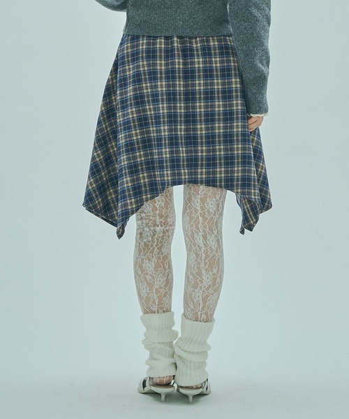 ROSE BUD(ローズバッド)の「TIED SHIRT HEM SKIRT(スカート・レディース・ブラウン/ネイビー・ONE SIZE)」の11枚目の写真