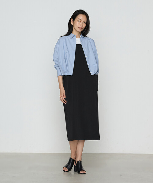 COMME CA(コムサ)の「〔 TALLサイズ 〕 コットンポプリンストライプ シャツ(シャツ/ブラウス・レディース・サックスブルー/トップグレー・15号)」の11枚目の写真