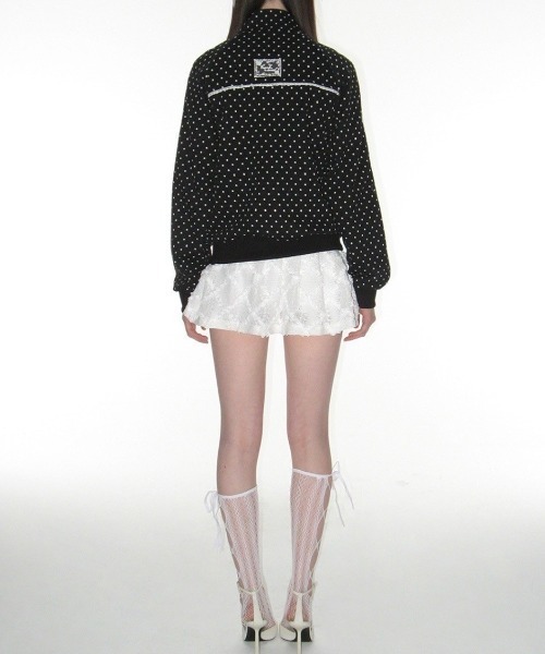 CRANK】ROSE DOT TRACK JACKET / 【クランク】ローズドットダブル