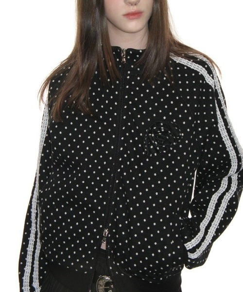 CRANK（クランク）の「【CRANK】ROSE DOT TRACK JACKET / 【クランク