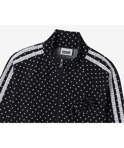 CRANK（クランク）の「【CRANK】ROSE DOT TRACK JACKET / 【クランク