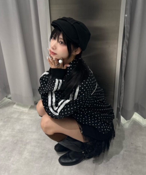 CRANK（クランク）の「【CRANK】ROSE DOT TRACK JACKET / 【クランク