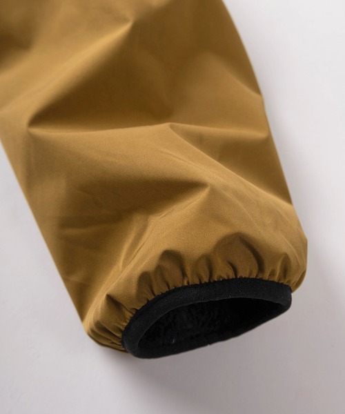 LOGOS（ロゴス）の「【71】【LOGOS PARK/ロゴス パーク】ワンポイントロゴ 裏ボア フードジャケット/マウンテンパーカー/ドローコード/撥水/防風（マウンテンパーカー・メンズ・キャメル/ブラック/グリーン/ネイビー・XL/L/M）」の5枚目の写真