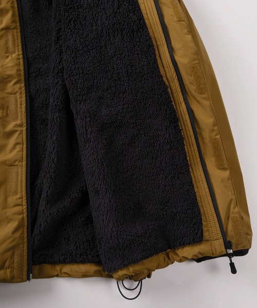 LOGOS（ロゴス）の「【71】【LOGOS PARK/ロゴス パーク】ワンポイントロゴ 裏ボア フードジャケット/マウンテンパーカー/ドローコード/撥水/防風（マウンテンパーカー・メンズ・キャメル/ブラック/グリーン/ネイビー・XL/L/M）」の9枚目の写真