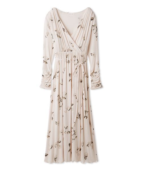 SNIDEL  カシュクールワンピース　パジャマ SNIDEL HOME パジャマ ルームウェア 「接触冷感」カットカシュクール