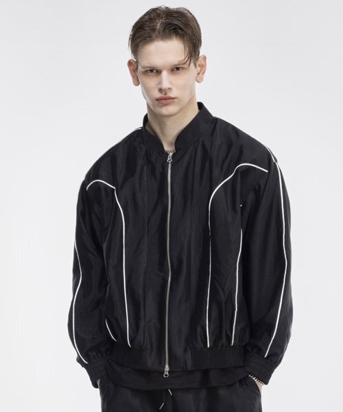 THE GREATEST(ザ グレイテスト)の「Piping Zip-up(ナイロンジャケット・メンズ・その他・FREE)」の2枚目の写真