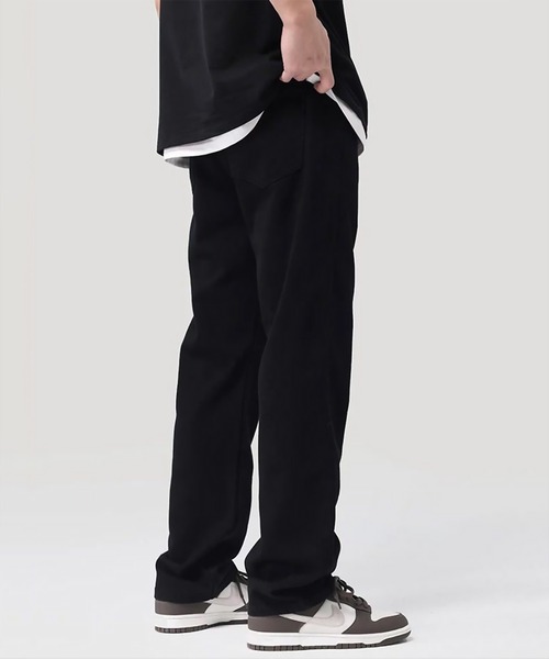 SBG(エスビー)の「SBG ワイドストレートデニム(デニムパンツ・メンズ・ブラウン/ブラック・SMALL/MEDIUM/LARGE)」の10枚目の写真