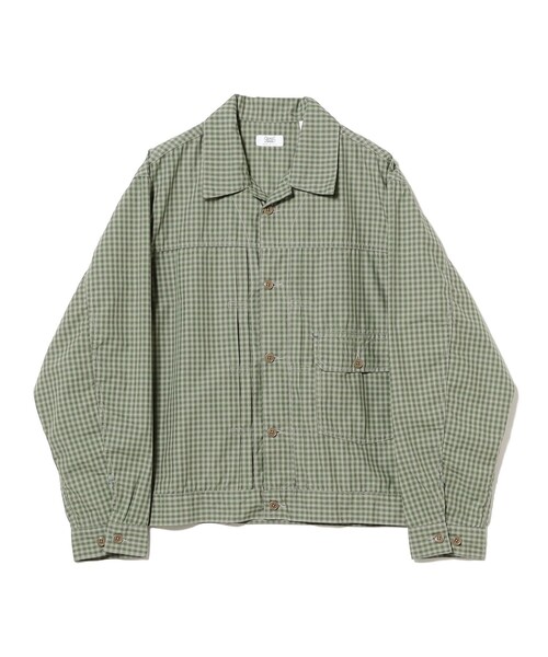 BRILLA per il gusto（ブリッラペルイルグースト）の「SMITH'S AMERICAN / チェック トラッカー ジャケット（ブルゾン・メンズ・ネイビー/グリーン系その他3・MEDIUM/SMALL/LARGE）」の8枚目の写真