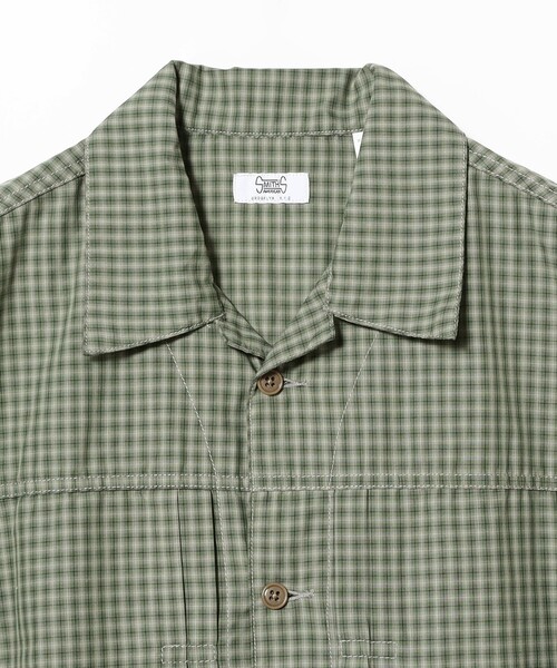 BRILLA per il gusto（ブリッラペルイルグースト）の「SMITH'S AMERICAN / チェック トラッカー ジャケット（ブルゾン・メンズ・ネイビー/グリーン系その他3・MEDIUM/SMALL/LARGE）」の9枚目の写真