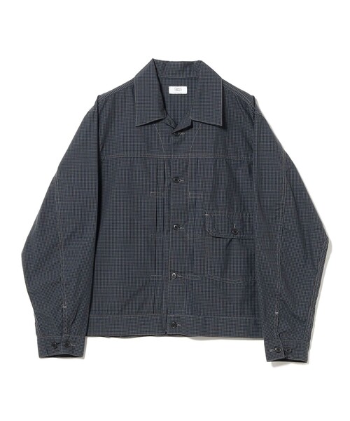 BRILLA per il gusto（ブリッラペルイルグースト）の「SMITH'S AMERICAN / チェック トラッカー ジャケット（ブルゾン・メンズ・ネイビー/グリーン系その他3・MEDIUM/SMALL/LARGE）」の4枚目の写真
