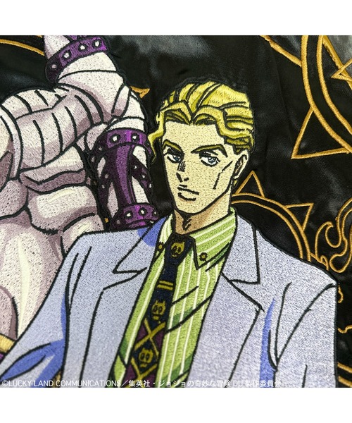 ジョジョの奇妙な冒険(ジョジョノキミョウナボウケン)の「『JOJO/ジョジョ』吉良吉影リバーシブルスカジャン(スカジャン・メンズ・ブラック・M/L/XL)」の9枚目の写真
