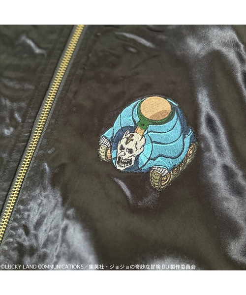 ジョジョの奇妙な冒険(ジョジョノキミョウナボウケン)の「『JOJO/ジョジョ』吉良吉影リバーシブルスカジャン(スカジャン・メンズ・ブラック・M/L/XL)」の11枚目の写真