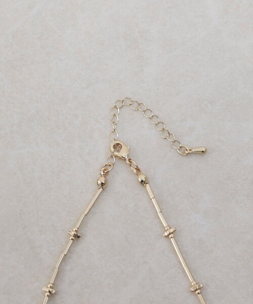 fredy emue（フレディエミュ）の「クロスビーズミドルネックレス（ネックレス・レディース・ゴールド/シルバー・FREE）」の6枚目の写真