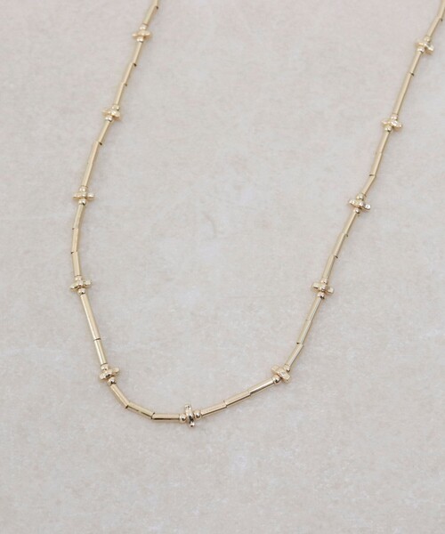 fredy emue（フレディエミュ）の「クロスビーズミドルネックレス（ネックレス・レディース・ゴールド/シルバー・FREE）」の7枚目の写真