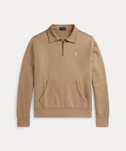 ロゴバック フリース クォータージップ スウェットシャツ（スウェット