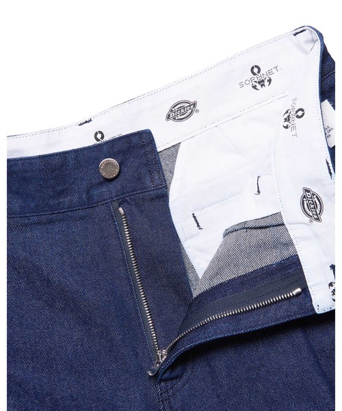 SOPHNET.（ソフネット）の「DICKIES BOLD-FIT TUCK JEANS（デニムパンツ・メンズ・インディゴブルー/ライトインディゴブルー・1/2/3/4/5）」の3枚目の写真