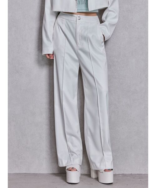 GYDA(ジェイダ)の「Symmetry GYDA GLITTERパンツ(その他パンツ・レディース・ブラック/オフホワイト・FREE)」の2枚目の写真