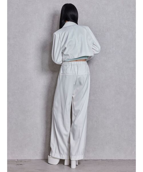 GYDA(ジェイダ)の「Symmetry GYDA GLITTERパンツ(その他パンツ・レディース・ブラック/オフホワイト・FREE)」の9枚目の写真