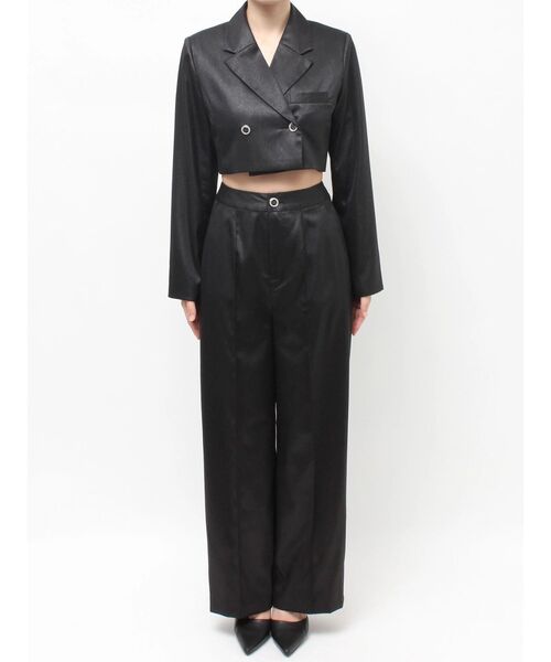 GYDA(ジェイダ)の「Symmetry GYDA GLITTERパンツ(その他パンツ・レディース・ブラック/オフホワイト・FREE)」の21枚目の写真