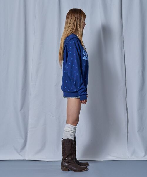 SEQUENZ(シークエンズ)の「※WEB限定 / ロゴワッペン / アソートまたぎジップパーカー / sqnz logo applique zip p/k(パーカー・メンズ・グレー/その他2/ライトピンク/その他3/ブラック/ホワイト・MEDIUM/SMALL/LARGE)」の21枚目の写真
