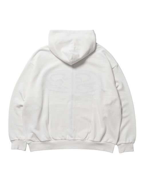 SEQUENZ(シークエンズ)の「※WEB限定 / ロゴワッペン / アソートまたぎジップパーカー / sqnz logo applique zip p/k(パーカー・メンズ・グレー/その他2/ライトピンク/その他3/ブラック/ホワイト・MEDIUM/SMALL/LARGE)」の11枚目の写真
