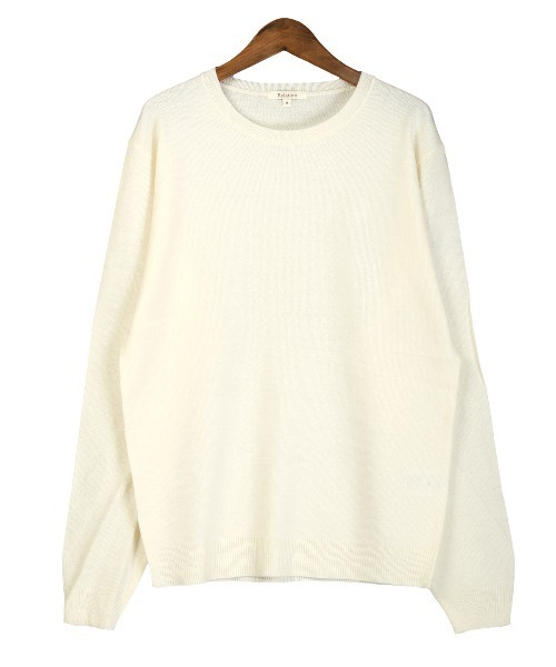 LUXSTYLE(ラグスタイル)の「カシミヤタッチクルーネックニット(ニット/セーター・メンズ・ホワイト/ブラック/チャコールグレー・M/XL/L)」の15枚目の写真