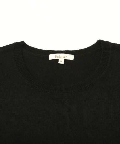 LUXSTYLE(ラグスタイル)の「カシミヤタッチクルーネックニット(ニット/セーター・メンズ・ホワイト/ブラック/チャコールグレー・M/XL/L)」の17枚目の写真