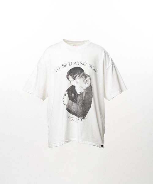 KAMIYA（カミヤ）の「Words Printed Knit T-shirt（Tシャツ/カットソー