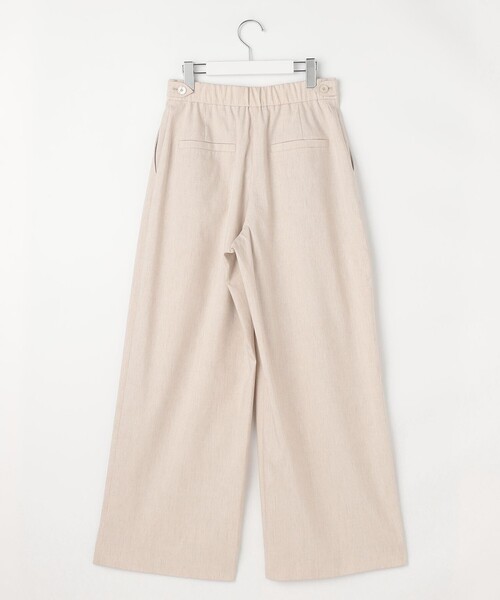自由区(ジユウク)の「リネンストレッチワイド パンツ(その他パンツ・レディース・カーキ系/ベージュ系/アイボリー系・32)」の20枚目の写真