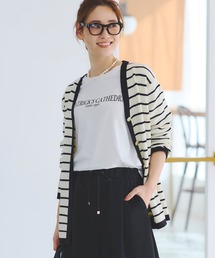 Elura | ボーダーカーディガン/641245(カーディガン/ボレロ)