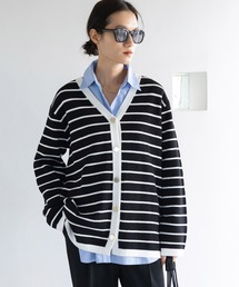 Elura | ボーダーカーディガン/641245(カーディガン/ボレロ)