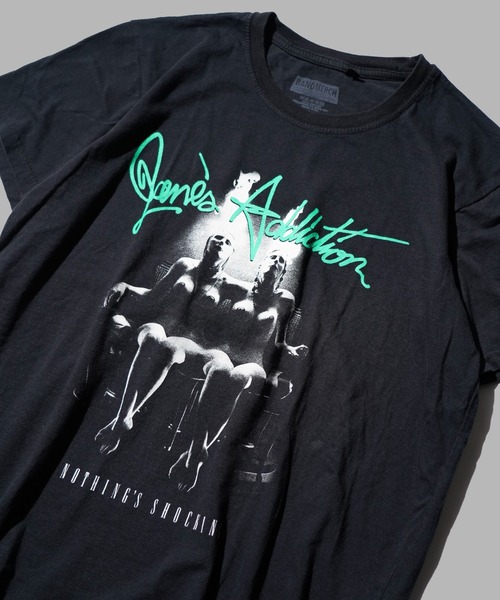 THRIFTY LOOK(スリフティールック)の「THRIFTY LOOK / スリフティールック THRIFTY "JANE'S ADDICTION" TEE ジェーンズアディクション バンドTシャツ ユーズド加工(Tシャツ/カットソー・メンズ・ブラック・LARGE)」の1枚目の写真