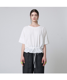 ATHPLATFORM（アスプラットフォーム）の「AW41TH10 ブロックパッチトップ_ホワイト（Tシャツ/カットソー）」