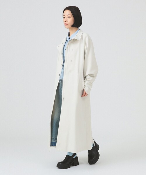 メタルボタン スタンド コート（ステンカラーコート）｜Ray BEAMS