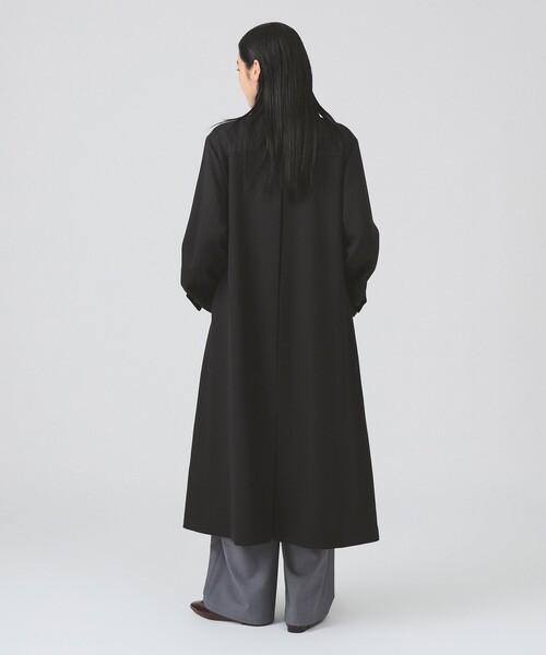 Ray BEAMS（レイビームス）の「メタルボタン スタンド コート（ステンカラーコート・レディース・ホワイト/ブラック・ONE SIZE）」の12枚目の写真