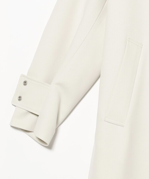 Ray BEAMS（レイビームス）の「メタルボタン スタンド コート（ステンカラーコート・レディース・ホワイト/ブラック・ONE SIZE）」の22枚目の写真