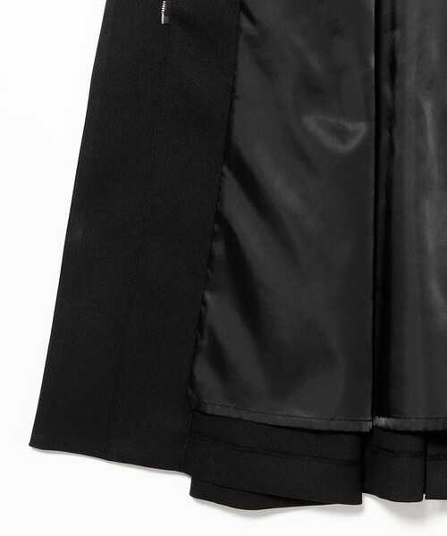 Ray BEAMS（レイビームス）の「メタルボタン スタンド コート（ステンカラーコート・レディース・ホワイト/ブラック・ONE SIZE）」の5枚目の写真