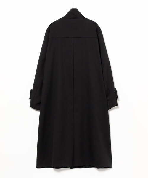 Ray BEAMS（レイビームス）の「メタルボタン スタンド コート（ステンカラーコート・レディース・ホワイト/ブラック・ONE SIZE）」の6枚目の写真