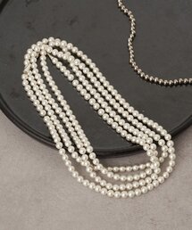 GALLARDAGALANTE | レイヤードボールロングネックレス(リング)