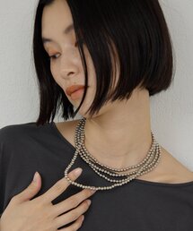 GALLARDAGALANTE | レイヤードボールロングネックレス(リング)