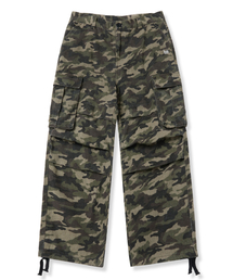 CAMO TAG CARGO PANTS - GREEN