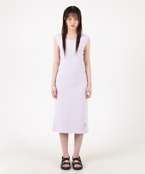 KATHARSIS(カタルシス)の「ワッフルタンクトップバックレスロングワンピースライトパープル ONE SIZE(ワンピース・レディース・その他・ONE SIZE)」の2枚目の写真