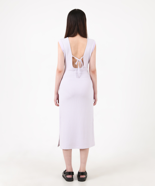 KATHARSIS(カタルシス)の「ワッフルタンクトップバックレスロングワンピースライトパープル ONE SIZE(ワンピース・レディース・その他・ONE SIZE)」の4枚目の写真