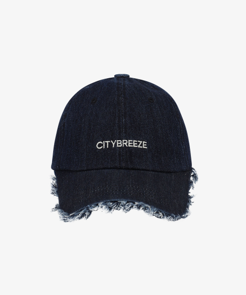 スクラッチポイントヴィンテージデニムボールキャップ_DARK INDIGO