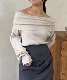 Thevon | ラメオフショルニット(ニット/セーター)