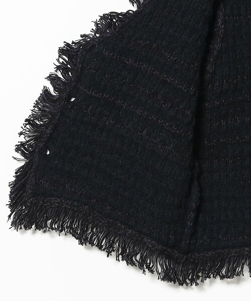 Ray BEAMS（レイビームス）の「ツイード ニット ベスト（ベスト・レディース・ブラック/オフホワイト・ONE SIZE）」の6枚目の写真