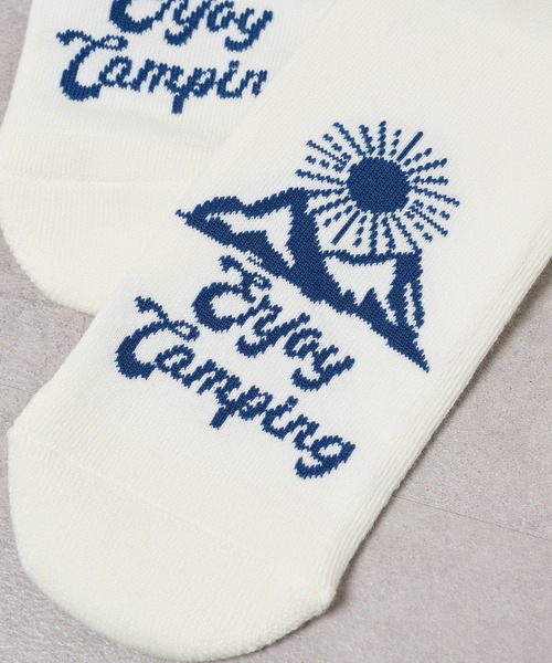 COLEMAN(コールマン)の「【Coleman】Enjoy camp ロゴソックス(ソックス/靴下・レディース・ブラック/オフホワイト/オレンジ/ネイビー/ホワイト/グリーン・FREE)」の7枚目の写真
