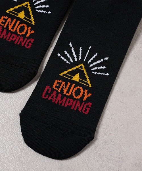 COLEMAN(コールマン)の「【Coleman】Enjoy camp ロゴソックス(ソックス/靴下・レディース・ブラック/オフホワイト/オレンジ/ネイビー/ホワイト/グリーン・FREE)」の14枚目の写真